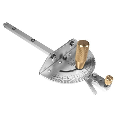 

WEN Steel and Brass Premium Miter Gauge 27 Angle Stops for Table Saws Router Tables Band Saws and Woodworking Tools (WA1401)