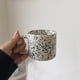 thumbnail image 3 of Taza de Cerámica Nórdica de 250ml, Vasos Punteados con Asa, Regalos para Parejas, Taza de Agua Minimalista, Regalos de Cumpleaños, Regalo de Navidad , oscuro BLESIY taza de café redonda, 3 of 8