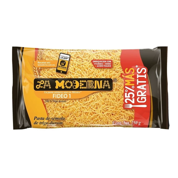 Sopa de fideo 1 La Moderna 250 g