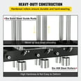 thumbnail image 3 of VEVOR Three-Station Edge Roller Quick Adjustable 0-90° Steel Cutting Hand Tool, 3 of 9