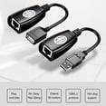 thumbnail image 3 of Amplificador señal 50 m Cable extensión USB a RJ45 Línea conector Ethernet HW-RJ11, 3 of 9