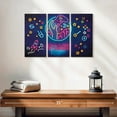 thumbnail image 2 of Elephant Stock Game Room Neon Symbols Wall Art - Horizontal Multi Panel Canvas - Living Room Wall Decor - Pop Culture Multi Panel - Yellow And Pink Decor - 23" x 14", 2 of 4