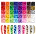thumbnail image 1 of Kit de fabricación de joyas Funtopia con mostacillas de 4 mm, 3510 piezas con cuerda elástica, 1 of 5