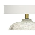 thumbnail image 7 of Lighting, 21"H, Table Lamp, Ivory / Cream Shade, Cream Resin, Transitional, 7 of 7