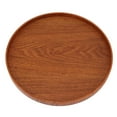 thumbnail image 3 of Bandeja de madera Zhenshenaoxiaoao para servir 11,8 pulgadas marrón oscuro, 3 of 10