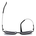 thumbnail image 5 of 2 Pairs of Classic BIFOCAL Reading Glasses 1.50 for men Presbyopic Glasses Gradient Gray Sunglasses UV, Memory Titanium Oversized Aviator-style Sun Readers +1.50, 5 of 5