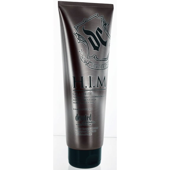 DC H.I.M. Graphite Tanning Lotion with White Bronzer