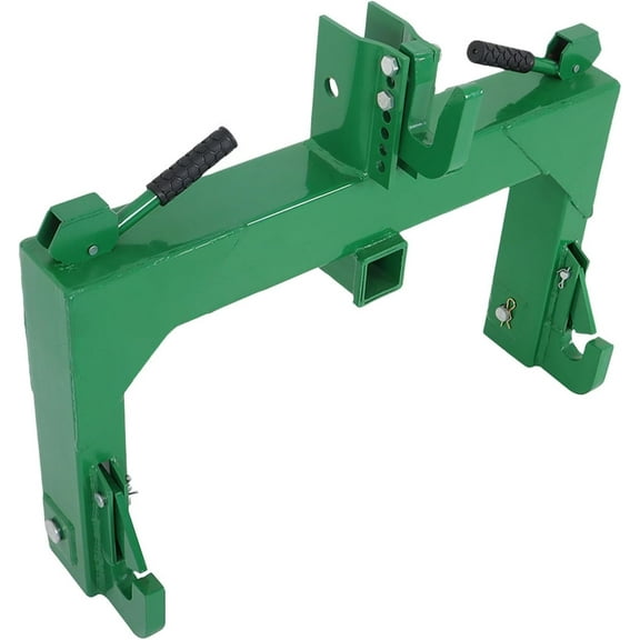 LABLT 3 Point Quick Hitch 3000 LBS Lifting Capacity Tractor Quick Hitch,with 2 Receiver Hitch,Replacement for Category 1 & 2 Tractor