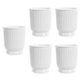 thumbnail image 3 of Vsenkes 5 Pieces Self Watering Plant Pots Desk Planters for Restaurant Balcony Patio White 10.8x12cm, 3 of 9
