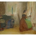 thumbnail image 3 of Sigmund Walter Hampel 16x15 Black Modern Framed Museum Art Print Titled - Room in an Old Forest House (1905), 3 of 5