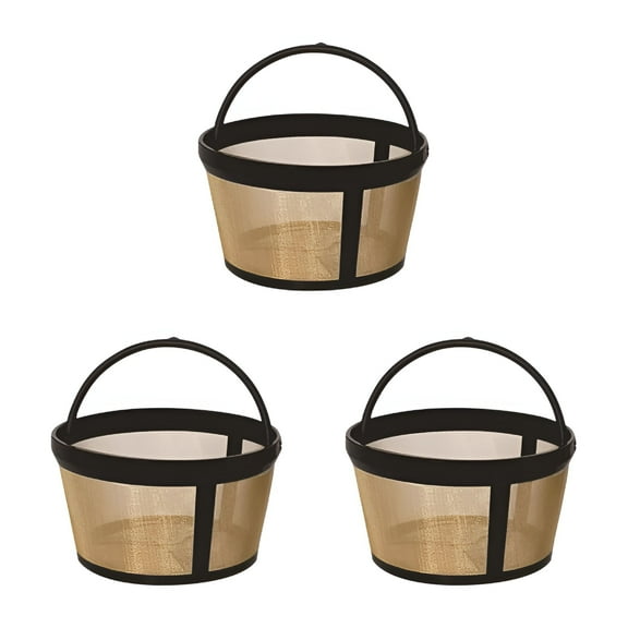 ACDANC 1/2/3PCS Reusable Coffee Filters 4-5 Cup Coffee Filter,Stainless Steel,Fits Other Standard-Size Coffeemakers,Replaces Your Paper Coffee Filters