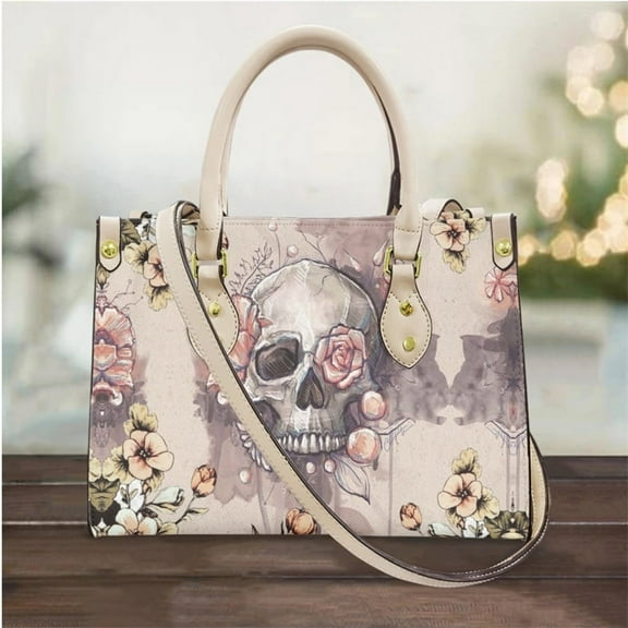 Skull Gift for People PU Leather Women Cross Body Bags Woman Casual Small Tote Bags Girls Bolsa Feminina