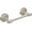 Brushed Nickel, variant on DN0708CH Iso Collection Double Post Modern Pivoting Toilet Paper Holder, Chrome