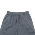 thumbnail image 6 of HappyYEE Men’s Elastic Waist Cargo Shorts, Loose Bermuda Shorts with Multi Pockets, Casual Outdoor Sports Bottoms XXL, 6 of 9