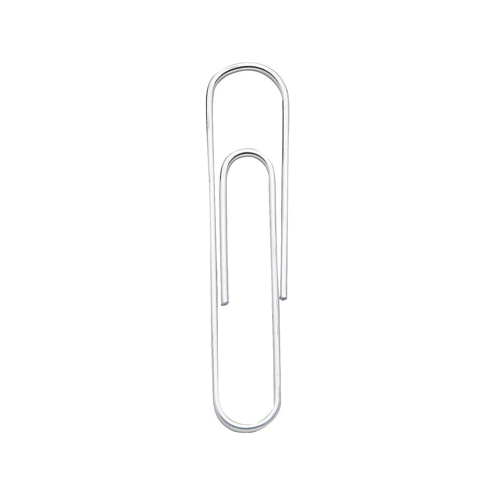 Staples Smooth Paper Clips Jumbo 100/Box 10 Boxes/Pack (A7026605/72578