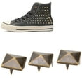 thumbnail image 3 of Rivets de Décoration, 100 Pcs Rivets Carrés Pyramide Punk Finition de Luxe, 3 of 9