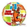 Scooby-Doo Happy Birthday Dancing Scooby Foil Mylar Balloon (1ct)
