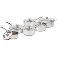 thumbnail image 1 of Lagostina Expert Clad Three-Ply Stainless Steel 12-Piece Cookware Set, 1 of 1