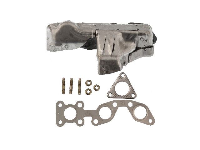 Right Passenger Side Exhaust Manifold with Gasket, Flange, and Nuts  Compatible with 1999 2004 Nissan Frontier 3.3L V6 2000 2001 2002 2003 