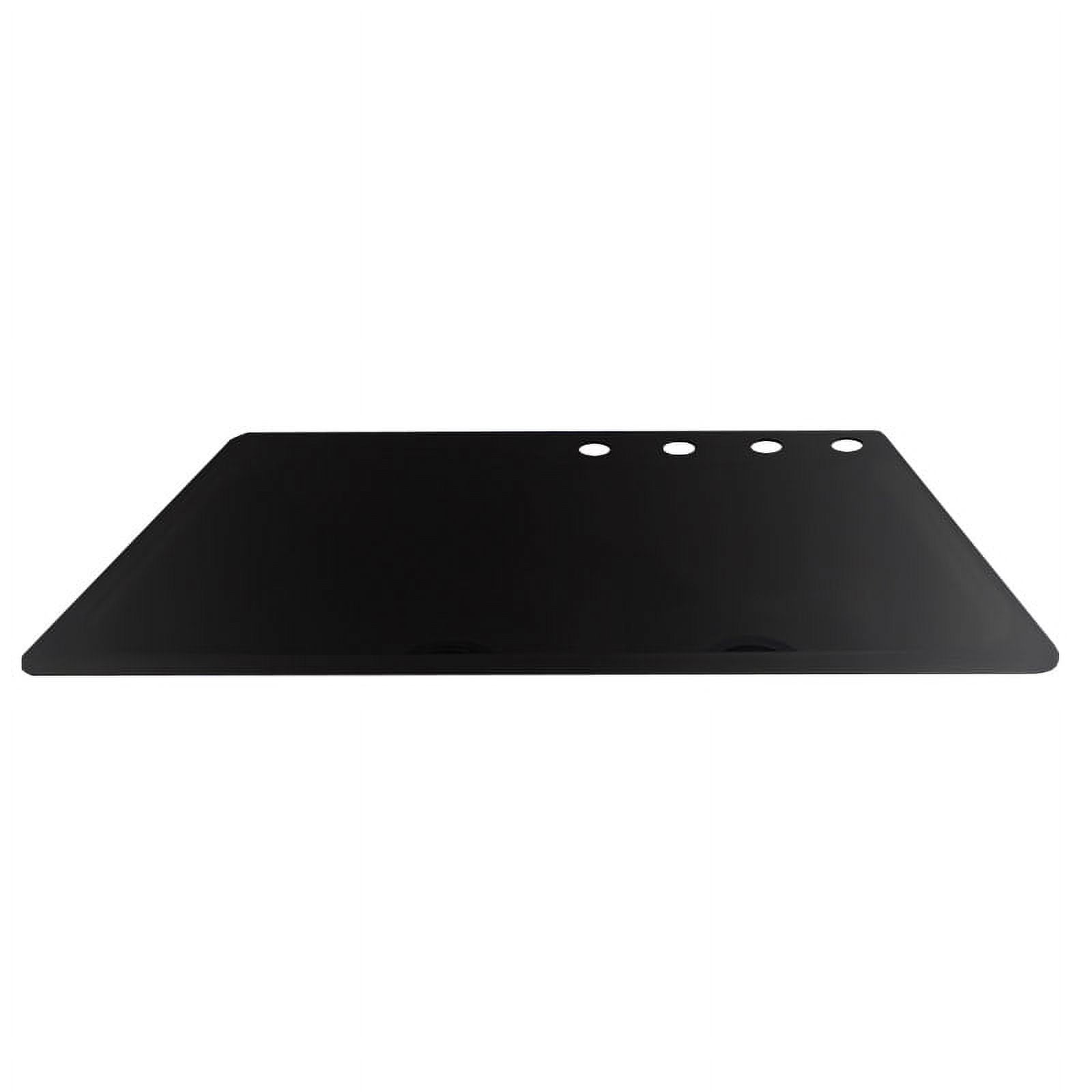 Miseno MCI75-4TM-LD-78 33" Double Basin Drop In Cast Iron Kitchen Sink; Black