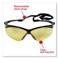 thumbnail image 3 of Kimberly-Clark Professional KleenGuard Nemesis Safety Glasses Black Frame Amber Lens 12/Carton 22476, 3 of 6