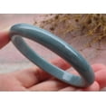 thumbnail image 3 of Certified Green Burma 100% Natural A JADE Jadeite Circle Bangle Bracelet 57 mm 665231 TN, 3 of 9