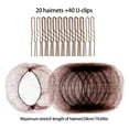 thumbnail image 5 of SIEYIO Hair Net for Buns U Shape Hair Pins and Invisible Elastic Edge Mesh Hairnets, 5 of 13