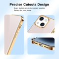 thumbnail image 3 of Compatible with iPhone 14 Case/iPhone 13 Case with Ring Holder Silicone Protective Cover Magnetic Kickstand Shockproof Folding iPhone14 Case iPhone13 Case Soft TPU Bumper, 3 of 9