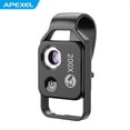 thumbnail image 2 of Apexel Ms002 200x Professional Phone Microscope Lens With Universal Phone Clip Cpl Lens For Plant Insect Hair Skin Observation Jewelry Jade Appraisal, 2 of 4
