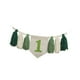 thumbnail image 4 of Banner de silla alta Cumpleaños Bebé Borla Guirnalda Arpillera Banner de silla alta Boho Cuentas Verde, 4 of 9