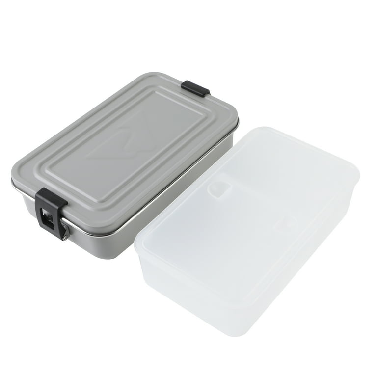 Stainless Steel Lunch Box, 40-Ounce Capacity photo 1