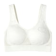 thumbnail image 5 of XFeng Women Floral Lace Wireless Bra, Adjustable Thin Straps Seamless Comfort Push Up Bralette, 5 of 5