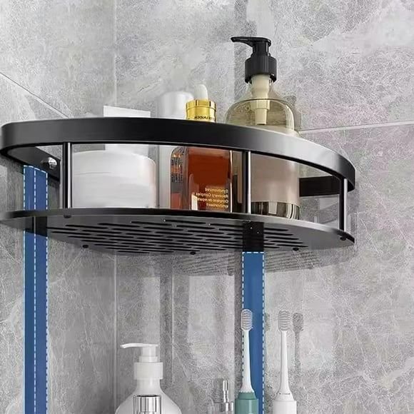 Yhmxh Bathroom Organizer Bathroom Storage Bathroom Storage Shelf Corner Bathroom Rack Bathroom Organizer Bathroom Shelves Toilet Tank Rack Multifunctional Bathroom Shower Storage Rack Plastics Shelves