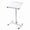 White, variant on ApexDesk Mobile Standing Desk with 90° Tilting Top & Dry Erase Surface (White) - Height Adjustable Pneumatic Laptop Cart - Foldable Rolling Presentation Podium with Tablet Slot & Cup Holder