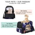 thumbnail image 3 of Halloween Ghost Premium Fabric Pet Bag - Durable 900D Oxford Cloth, Sherpa Base, and Nylon Webbing - Size: 17x10x11.8in, Ideal for Travel and Outdoor Adventures!, 3 of 7