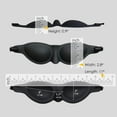 thumbnail image 7 of 2pack  Silicone Sleep Goggles, Moisture Chamber Glasses for Dry Eyes, Reusable Dry Eye Sleep Mask Elastic and Stretchable Strap, Hydrating Sleep Mask with Goggles case, 7 of 7