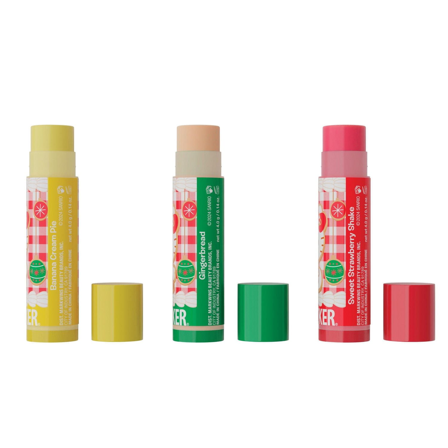 Holiday Lip Balm Tin Trio - Hello Kitty