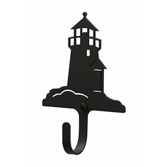 Village Wrought Iron Lighthouse Design Wall Hook
