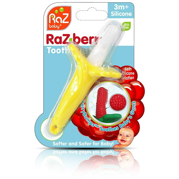 RaZberry Baby Teether & Toothbrush/BerryBumps Soothe and Massage Sore