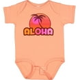 thumbnail image 3 of Inktastic Pink Aloha Palm Girls Baby Bodysuit, 3 of 5