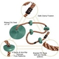 thumbnail image 3 of REDCAMP Climbing Rope Swings for Trees, Heavy Duty Plastic Disc Swing Seat for Kids and Adults with Hanging Strap and Snap Hooks, 3 of 7