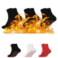 thumbnail image 2 of Self-heating Socks Comfortable Stretch Durable Massage Warm And Cold-resistant Cotton Socks 3PC, 2 of 9
