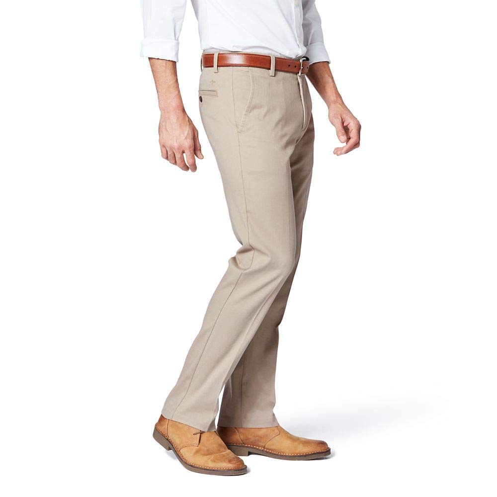 dockers men's slim fit signature khaki lux cotton stretch pants d1