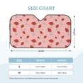 thumbnail image 3 of Bingfone Strawberry Car Windshield Sunshade,Sun Foldable Sun Shield Sun Visor for Car - Small, 3 of 8