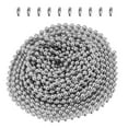 thumbnail image 1 of EeaseMX OUNONA Cadena de bolas de 3 metros de longitud Diámetro de 2,4 mm con 10 conectores a juego Cadena de cuentas de metal, 1 of 7