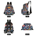 thumbnail image 4 of FORMRS Mini Backpack Purse for Women Travel Daypack Casual Shoulder Bag, Art Flowers, 4 of 7