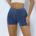 thumbnail image 1 of MKLEKYY Pantalones deportivos para mujer, pantalones cortos deportivos de cintura alta de color melocotón liso, pantalones de yoga elásticos ajustados para una apariencia estilizada, 1 of 4