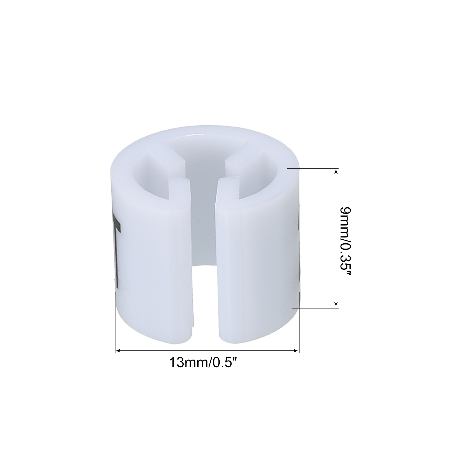 Unique Bargains Clothes Hanger Marker Colored Hanger Sizer Garment Markers Tag White 2T
