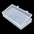 thumbnail image 3 of Rectangular Clear Plastic Storage Containers Box with Hinged Lid for Beads and Other Small Craft Items, 3 of 6