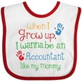 thumbnail image 3 of Inktastic Accountant Like Mommy Boys or Girls Baby Bib, 3 of 4
